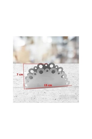 Glare Peçetelik Paslanmaz Çelik Daireli Çok Renkli