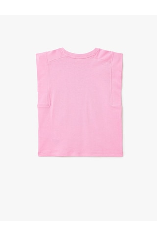 Koton Pembe Kız Çocuk T-shirt 5skg10126ak Pembe