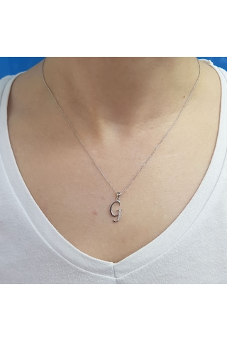 Lova Pırlanta G Harfi Kolye - 2080010