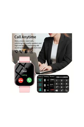 2024 Akıllı Saat 4.65cm Hd Ekran Renk Siyah
