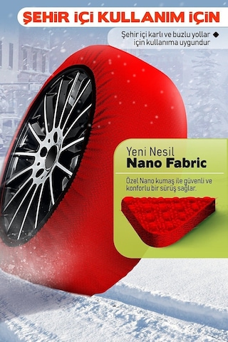 NKT GROUP 205 55 R16 Urban Kar Çorabı - Yüksek Kalite Medium