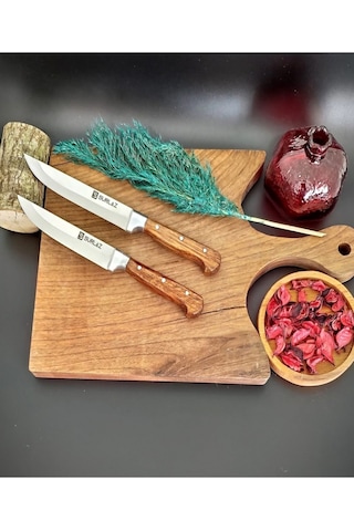 Sürmene Sürlaz 2'li Mutfak Bıçak Seti Et Ekmek Sebze