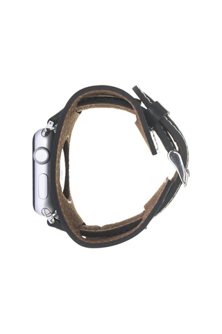 Bouletta Apple Uyumlu  Watch Deri Kordon 38-40-41 MM Cuff Siyah (443083354)