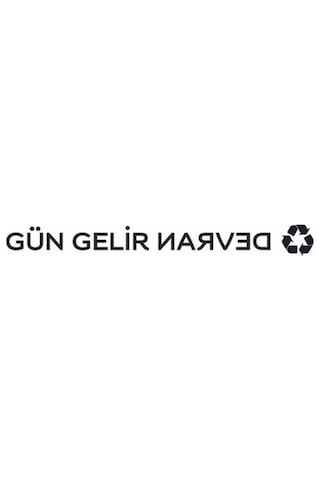 Gün Gelir Devran Döner Sticker Folyo - Siyah -