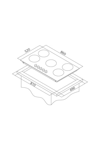Simfer 3916 Ankastre Ocak Beyaz