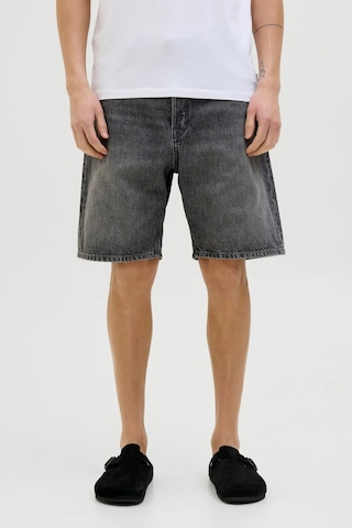 Jack & Jones Erkek Jjıtony Rahat Kesim Jean Şort 12269533 Siyah Siyah