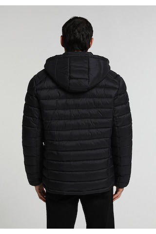 Colin's Colins Slim Fit Kapüşonlu Fermuarlı Astarlı Erkek Siyah Mont Cl1082935 Q1.v1 Blk