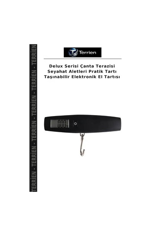 Delux Serisi Çanta Terazisi Seyahat Aletleri Pratik Tartı Taşınabilir Elektronik El Tartısı