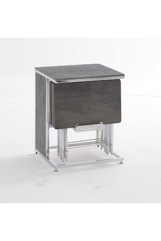 Pikma Medusa Yan Sehpa Antrasit Beton