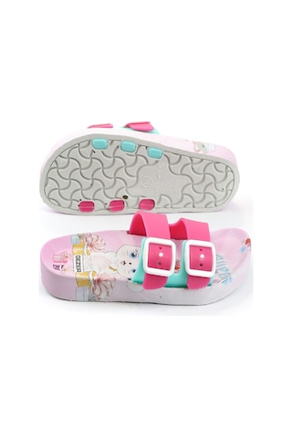 Gezer Yazlık Kaydırmaz Taban Iki Toka Kız Çocuk Terlik (554551043) Pembe