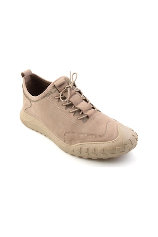 Bambi Vizon Nubuk Hakiki Deri Erkek Sneaker E01076378501