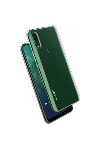 Huawei P Smart Z Kılıf Şeffaf İnce Ve Esnek Süper Silikon Kılıf Renksiz