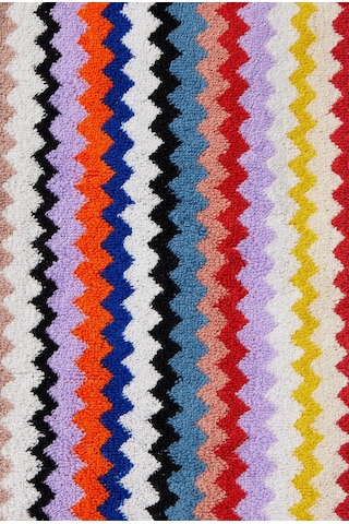 Missoni Riverbero Zigzag Pamuk Havlu Bornoz Çok Renkli