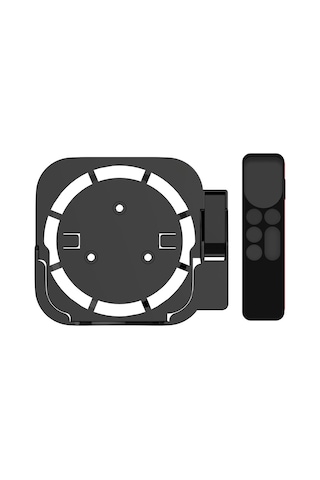 Cbtx iOS TV2 / 3/4/5/6 Uyumlu Duvara Monte Monitör Standı + Kumanda Kılıfı Siyah