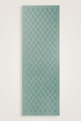 İmannooor Dama Desen Nil Yeşili Naia Pamuk Şal 70x200