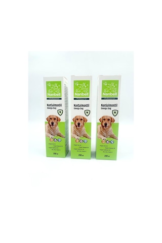 3 Kutu Köpekler İçin Nansalmonoil Omega 3-6-9 200ml