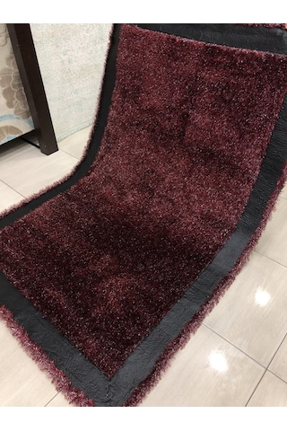 Saray Halı Simli Deri 150X230 Kırmızı Derili 4 M2 Halı !