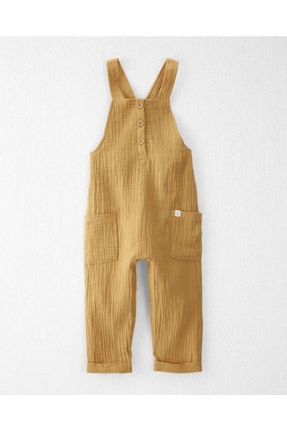 Carter's Yeni Doğanlar İçin Pantolonlu Muslin Tulum 144230103 Hardal Rengi