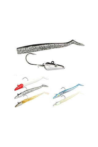 Valkyrie 5 Adet 12cm 20gr Silikon Jig Balık Yem Seti Çipura Levrek Katili Kutulu