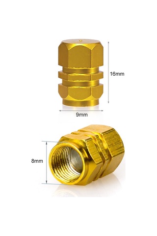 Neevoyu 4 Adet Alüminyum Lastik Valf Kapakları - Kırmızı Renkli, Dayanıklı Ve Estetik