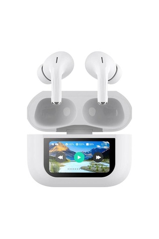 Btk-zr76 Anc Özellikli Dokunmatik Lcd Ekranlı Tws Kulak İçi Bluetooth V5.4 Kulaklık