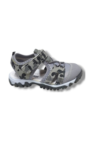 Arzen Bebe 321-25 Anatomik Cırtlı Erkek Çocuk Sandalet 26-30 Gri