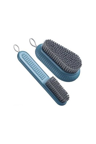 Fortunelane Yumuşak Tüylü 2'li Set: Mutfak, Banyo, Çamaşırhane Lekelerden Kurtulun - Mavi