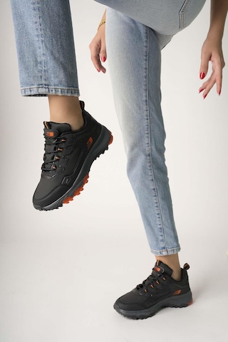 Muggo North Unisex Garantili Trekking Outdoor Ayakkabı Siyah