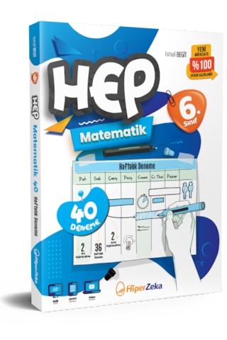2026 6. Sınıf Haftalık Hep Matematik 40 Deneme İsmail Begit