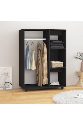 Alisa Giyinme Dolabı - Çok Amaçlı Dolap - Gardırop 80 Cm Açık Giyinme Dolabı