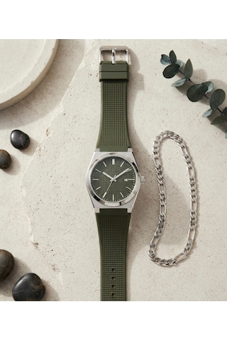 Takvimli Erkek Kol Saati Bileklik Hediyeli Siyah Silikon Kordon Analog Quartz Spor Erkek Saati Şık Günlük Klasik Modern Erkek Saati Np20 Çok Renkli 40924442