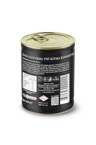 Dana Kavurma Tipi Kıyma Konservesi 800g - Pratik Ve Lezzetli Hazı