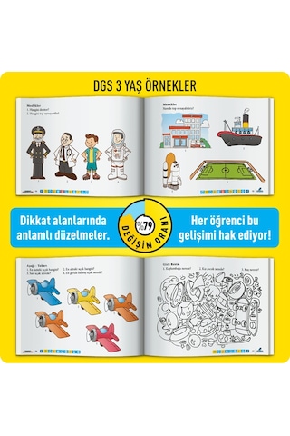 Dikkati Güçlendirme Seti - 3 Yaş - Osman Abalı - Adeda