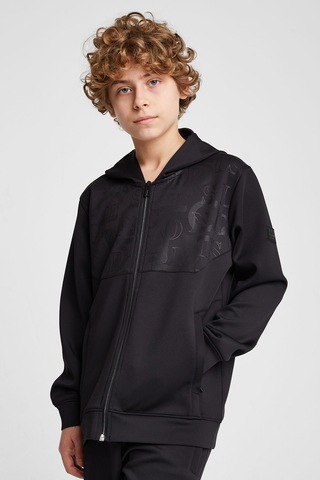 Lescon Çocuk Fermuarlı Kapüşonlu Sweatshirt 25n-3135 Siyah