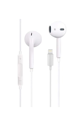 I7 Lighthing To Stereo Earphone Kablolu Kulaklık Beyaz Lenovo