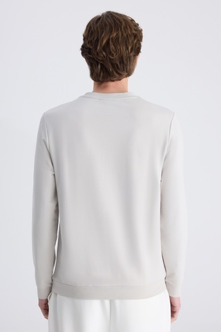 D'S Damat Ds Damat Regular Fit Taş Düz Pamuklu Sweatshirt 5hce247021053 S01