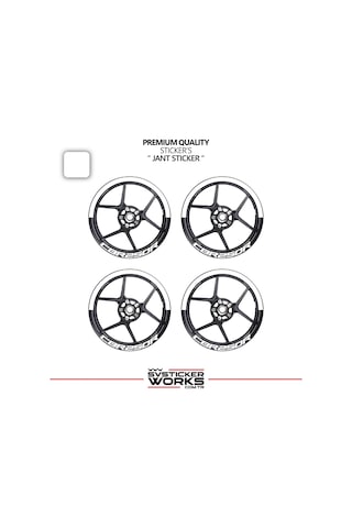 Honda Cbr 250 R Jant Şeridi Yarım Jant Kaplama & Cbr 250 R Yazı Sticker Seti 05288885