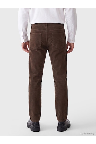 Lcwaıkıkı Classic Kahverengi Regular Fit Kadife Erkek Chino Pantolon