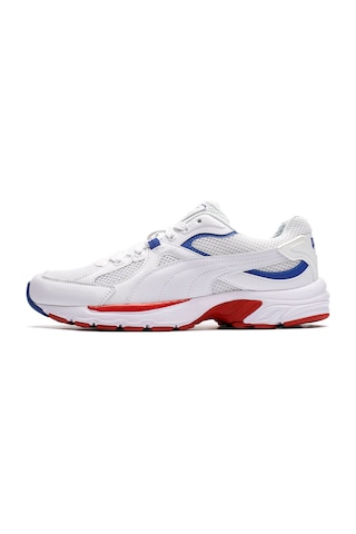 Puma Axis Plus 90S Unisex Koşu Ayakkabısı 370287 02 Beyaz - Kırmızı