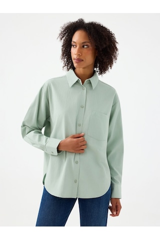 LOFT Loose Fit Kadın Gömlek U.kol Lf2041855 Q1.v1 Çok Renkli