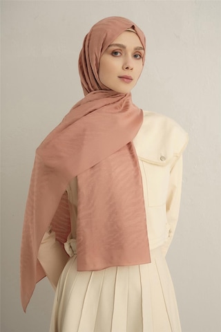 Armine Pamora Zebra Desen Şal 1 37 Pembe