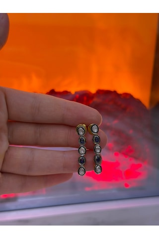 Safir Elmas Küpe 378