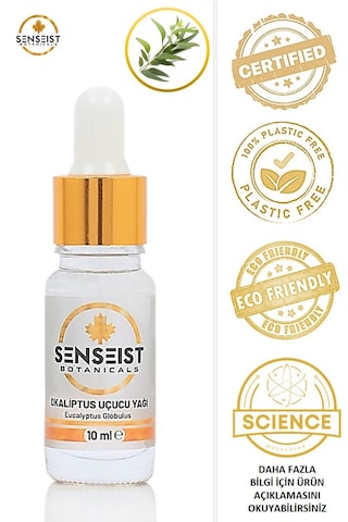 Senseist Botanicals Okaliptus Uçucu Yağı 10ml %100 Saf Ve Doğal