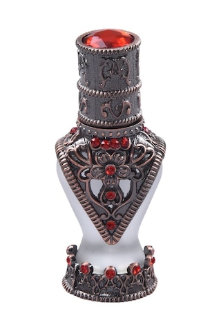 Nusnus Doldurulabilir Kırmızı Taşlı Esans Şişesi 3 ml AB90