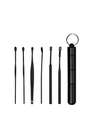 Ezere Paslanmaz Çelik Spiral Kulak Temizleme Seti 6'lı