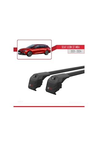 Seat Leon Mk4 Kl1/kl8 St 2021 Ve Sonrası İle Uyumlu Ace-2 Ara Atkı Tavan Barı Siyah