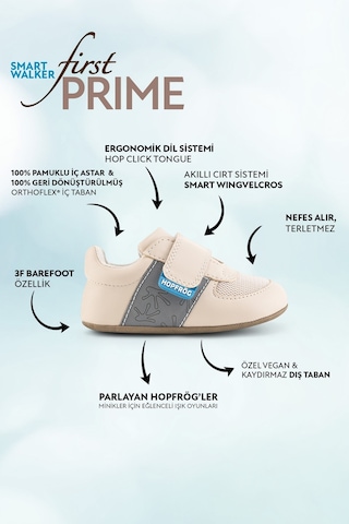 Hopfrög Kids Smart Walker First Prime Super Mat Havalı Barefoot İlk Adım Bebek Ayakkabı