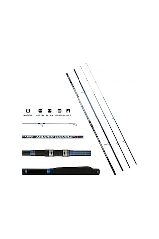 Magico Double-x Surf Kamışı 420 Cm 100-250gr 3pcs