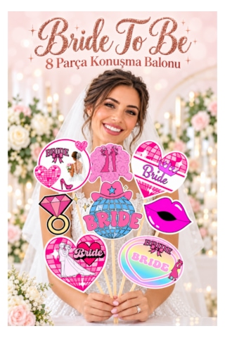Bride To Be Konuşma Balonu Seti 8 Parça
