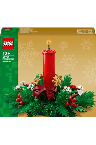 LEGO® Yılbaşı Masa Süsü 40743 - 12 Yaş ve Üzeri Çocuklar için Yılbaşı Temalı Yaratıcı Oyuncak Yapım Seti (433 Parça)
